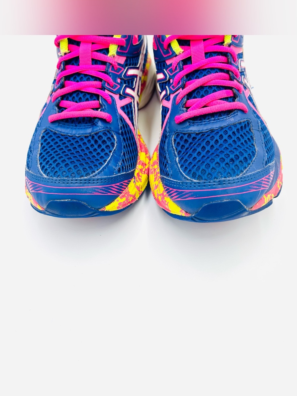 ASICS Gel Flux 3 Running Shoes Women’s Size 8.5 Blue Pink Athletic Sneakers - Picture 6 of 10